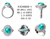 Sterling Silver Semi Mount Ring Setting Oval OV 11X9mm - Syzjewelry